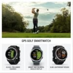 Garmin Approach S44 (Silver/Black) Golf GPS Smartwatch Bundle - 1.2" AMOLED Display, On-Course Features & 15H Battery Life with PlayBetter Screen Protectors & 5000mAh Portable Charger - Image 4