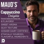 Maud's Cappuccino Coffee Pods Variety Pack, 56 ct, 8 Assorted Flavors, Recyclable Single Serve Pods – Compatible with Keurig K Cups Maker - Image 5