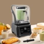 Commercial Blender with Soundproof Shield,Multifunctional Blending Machine with Speed Control,Heavy Duty Blender with Adjustable Speed,2200W - Image 5