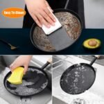 Frying Pan Skillet 8-inch Flat Griddle Pan, Lightweight Small Grill Pan with Wooden Handle for Camping Indoor Outdoor Cooking - Image 4