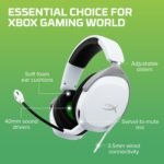 HyperX CloudX Stinger 2 Core - Gaming Headset for Xbox, Lightweight Over-Ear headsets with mic, Swivel-to-Mute Function, 40mm Drivers - White - Image 5