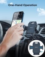 APPS2Car Sturdy CD Slot Phone Mount with One Hand Operation Design, Hands-Free Car Phone Holder Universally Compatible with All iPhone & Android Cell Phones, for Smartphone Mobile - Image 3