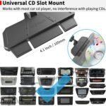 APPS2Car Sturdy CD Slot Phone Mount with One Hand Operation Design, Hands-Free Car Phone Holder Universally Compatible with All iPhone & Android Cell Phones, for Smartphone Mobile - Image 6