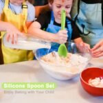 Beieverluck 6 Pack Large Silicone Cooking Spoons 10.8'' Heat Resistant Kitchen Spoons for Cooking Silicone Serving Stirring Mixing Spoons, 6 Colors - Image 7