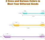 Silicone Spatula Set (6Pcs) - Mini Scraper Tool for Beauty & Food - Reach Every Last Drop, Multi-Size Spatulas for Makeup Jars, Lotion Bottles & Kitchen Containers​ - Image 3