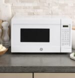 GE Countertop Microwave Oven | 0.7 Cubic Feet Capacity, 700 Watts | Kitchen Essentials for the Countertop or Dorm Room | White - Image 3