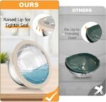 TeamFar Mixing Bowls with Lids, 4.5/3/1.5 QT Stainless Steel Nesting Salad Bowls with Airtight Lids, For Serving/Mixing/Storing/Prepping, Healthy & Sturdy, Visible & Easy Clean, Khaki, Set of 3 - Image 4