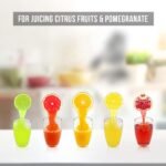 Eurolux Cast Iron Citrus Juicer | Extra-Large Commercial Grade Manual Hand Press | Heavy Duty Countertop Squeezer for Fresh Orange Juice (Bonus Stainless Steel Cup) (Gray) - Image 5