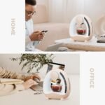 BENFUCHEN Pod and Grounds Single-Serve Coffee Maker, 2 in 1 One Cup Coffee Machine Compatible with K-Cup Pod & Coffee Grounds/Tea, Compact Design, 4-8oz, Champagne Color - Image 4