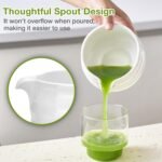 Matcha Whisk Set, Japanese Tea Set (5pcs) includes Matcha Bowl with Spout (19 oz), Bamboo Whisk and Matcha Scoop, Whisk Holder, Stainless Steel Sifter, Tea Making Tools, Matcha Kit - Image 4