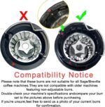 Conical Grinder Burr Set Replacement Compatible with Breville Espresso Machines Coffee Grinder Burr(Pre 1926 PDC) - Image 3