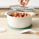 SENSARTE Nonstick Ceramic Cookware Set 23-Piece, Healthy Pots and Pans Set, Non-toxic Kitchen Cooking Set with Stay-Cool Handles, Silicone Utensils and Pot Protectors, PFAS & PFOA Free - Image 6