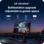 LG 27G610A-B 27-inch Ultragear QHD (2560 x 1440) IPS Gaming Monitor, 200Hz, 1ms, AMD FreeSync Premium, VESA DisplayHDR 400, HDMI, DisplayPort, Tilt/Height/Swivel/Pivot Stand, Black - Image 5