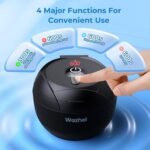 Ultrasonic Retainer Cleaner Machine, 45kHz Dental Cleaning Pod for Denture, Mouth Guard, Night Guard, Aligner, Braces, Toothbrush, 200ML Denture Cleaner with Digital Timer & 4 Modes, Black - Image 5