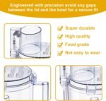 DLC-005AGTXT1 Food Processor Work Bowl Kit, DLC-005AGTX Food Work Bowl & Food Work Bowl Cover DFP-14NWBCT1 Fits for Cuisinart All DFP-14 Models - Image 5