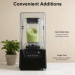 Blender For Smoothies, 1.8L/0.48Gal Soundproof & Quiet Commercial Blenders, 2200W Professional Soundproof Smoothie Machine with Time Function for Smoothies Juices Milkshakes - Image 10