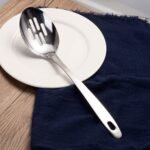 IMEEA Cooking Spoon Stainless Steel Large Serving Spoon Slotted Spoons for Cooking 12.8-Inch, Set of 2 - Image 6