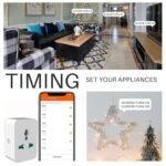 Smart Mini Plug 15A US Plug AC 100 to 240V Smart Home Outlet with Timer Function Voice & APP Control 2.4G for Home, No Hub Required - Image 4