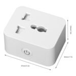 Smart Mini Plug 15A US Plug AC 100 to 240V Smart Home Outlet with Timer Function Voice & APP Control 2.4G for Home, No Hub Required - Image 5