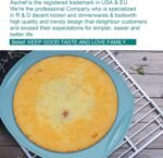 Aschef Economical 7in1 Oil-limit Nonstick Silicone Baking Ring Cake Pan Cookie Sheet Molds Tray, Heat Resistant Bakeware Tools for Muffin Loaf Bread Pizza Cupcake - Image 5