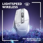 Logitech G502 X Lightspeed Wireless Gaming Mouse - LIGHTFORCE Hybrid Optical-Mechanical switches, Hero 25K Gaming Sensor, Compatible with PC - macOS/Windows - White - Image 4