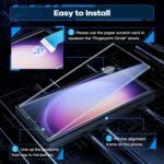 AACL for Samsung Galaxy S23 Ultra Screen Protector Tempered Glass, 3D Curved Glass for S23 Ultra 5G,6.8 Inch [Fingerprint Unlock][Anti-Scratch][Case Friendly][2 Pack] - Image 5