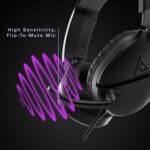 Turtle Beach Recon 70 Multiplatform Gaming Headset for PC, PS5, PS4, Xbox Series X|S, Xbox One, & Mobile w/ 3.5mm Wired Connection - Flip-to-Mute Mic, 40mm Speakers, Lightweight Design, Black - Image 4