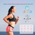 Smart Watches for Women Men 1.27" HD Fitness Tracker with Heart Rate/Sleep/Step/SpO2 Monitor, IP68 Waterproof Watch for Android iOS (Pink) - Image 5