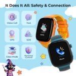 EIOTCLUB Kids Smart Watch MX3 | 4G LTE Video Call & GPS Tracker | School Mode & Safe Zones | SOS Button & Parental Controls, Task & Mood Log | Children Smartwatch IP68, for Ages 4-12(for US) - Image 3