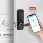 Smart Door Lock with Face Recognition – 6 Unlock Ways (Fingerprint, Face ID, Password, Card, Key, Tuya APP) | Keyless Entry & APP Control | Easy DIY Install | Auto-Lock | Doorbell - Image 4