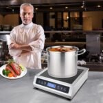Commercial Induction Cooktop, Portable Electric Countertop Burner with Sensor Touch and LCD Screen(3500W/220V),Commercial Grade Induction cooker for Hotel Restaurant School - Image 4
