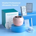 Ultrasonic Retainer Cleaner Machine, 45kHz Dental Cleaning Pod for Denture, Mouth Guard, Night Guard, Aligner, Braces, Toothbrush, 200ML Denture Cleaner with Digital Timer & 4 Modes, Pink - Image 6