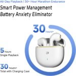 CCA ND Air3 True Wireless Earbuds, Bluetooth V5.4 Headphones with Noise Cancelling Mic, 13mm Driver, Deep Bass, 30H Playtime, Touch Control, for Sports, Gym, Commute, iPhone & Android - Image 6