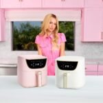 Paris Hilton Air Fryer, Large 6-Quart Capacity, Nonstick Made without PFAS, Touchscreen Display, 8-in-1 (Air Fry, Roast, Broil, Bake, Reheat, Keep Warm, Pizza, Dehydrate), Dishwasher Safe, Pink - Image 3