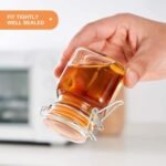 3.4 oz Small Glass Spice Jars with Lables, 24 Pack Empty Mini Square Spice Bottles with Airtight Flip Top Lids, Chalkboard Labels and Collapsible Funnel for Home and Kitchen - Image 6
