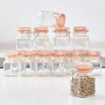 3.4 oz Small Glass Spice Jars with Lables, 24 Pack Empty Mini Square Spice Bottles with Airtight Flip Top Lids, Chalkboard Labels and Collapsible Funnel for Home and Kitchen - Image 7