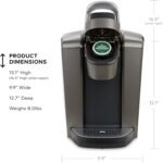 Keurig K-Elite Single Serve K-Cup Pod Coffee Maker, with Strength and Temperature Control, Iced Coffee Capability, 8 to 12oz Brew Size, Programmable, Brushed Slate - Image 5