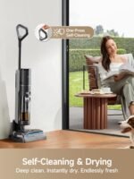 DREAME H12 PRO Vacuum Mop, Wet Dry Vacuum Cleaner for Hard Floor, Vacuum and Mop at The Same Time for Wet & Dry Messes, Auto Self-Cleaning, Edge to Edge Cleaning with Hot Air Drying - Image 5