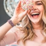 Meliya GloryFit Smart Watch Bands, Silicone Watchbands for GloryFit T80 T70 T60 T50 P99 P98 Smartwatch, Floral Engraved Soft Silicone Rubber Sport Replacement Watch Strap - Image 5