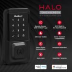 Kwikset Halo Wi-Fi Smart Lock, Keyless Entry Front Door Touchscreen Deadbolt, Matte Black Finish, Grade AAA Certified, UL Listed, Easy Install No Hub, App Control - Image 6