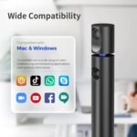 CZUR Halo X Pro Dual Webcam for PC, 1080P Web Camera with Microphone, USB Camera for Computer, 90° View, Plug & Play, Compatible with Windows&Mac, for TikTok/YouTube/Yahoo Messenger - Image 5