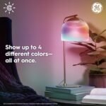 GE Cync Dynamic Effects A19 LED Smart Light Bulbs, Bluetooth and WiFi Color Changing Lights with Music Sync, Compatible with Alexa and Google Home (2 Pack) - Image 4