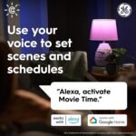 GE Cync Dynamic Effects A19 LED Smart Light Bulbs, Bluetooth and WiFi Color Changing Lights with Music Sync, Compatible with Alexa and Google Home (2 Pack) - Image 5