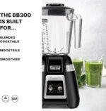 Waring Commercial BB300 Blade 1 HP Blender Toggle Switch Controls with Pulse feature with 48 oz BPA Free Copolyester Stacking Container, 120V, 5-15 Phase Plug ,Black - Image 3