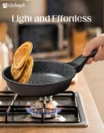 MICHELANGELO Frying Pans Nonstick - Large Non Stick Frying Pan 12 Inch | Ease of Cleaning, All Stovetops Compatible, Built to Last, Stay-Cool Handle - Image 6