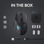 Logitech G502 Lightspeed Wireless Gaming Mouse with Hero 16K Sensor, PowerPlay Compatible, Tunable Weights and Lightsync RGB - Black (Renewed) - Image 7