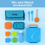 OmieBox Bento Box for Kids - Insulated Bento Lunch Box with Leak Proof Vacuum Insulated Food Jar - 3 Compartments, Two Temperature Zones (Blue Sky) - Image 8