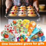 ShellKingdom 5PCS Baking Pans Set, Bakeware Set, Nonstick Cake Pan, Baking Sheets for Muffin, Loaf, Roast, Kitchen Oven Cookware Sets Baking Supplies (Black) - Image 4