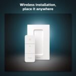 Philips Hue Smart Wireless Dimmer Switch V2 (Installation-Free, Exclusive Philips Hue Lights) for Indoor Home Lighting, Livingroom, Bedroom - Image 3