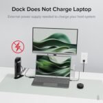 Plugable Universal Laptop Docking Station Dual HDMI Monitor for Windows and Mac (Driver Required), USB 3.0 or USB-C, 2X HDMI, Gigabit Ethernet, Audio, 6 USB Ports (UD-3900) - Image 5